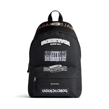 Balenciaga Men's Explorer Backpack in Black #335602