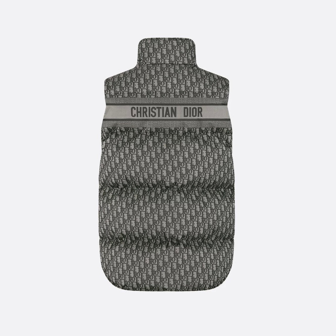 Dior 25FW Oblique Jacquard Ski Series Cotton Vest Back Logo Jacquard Webbing #333043