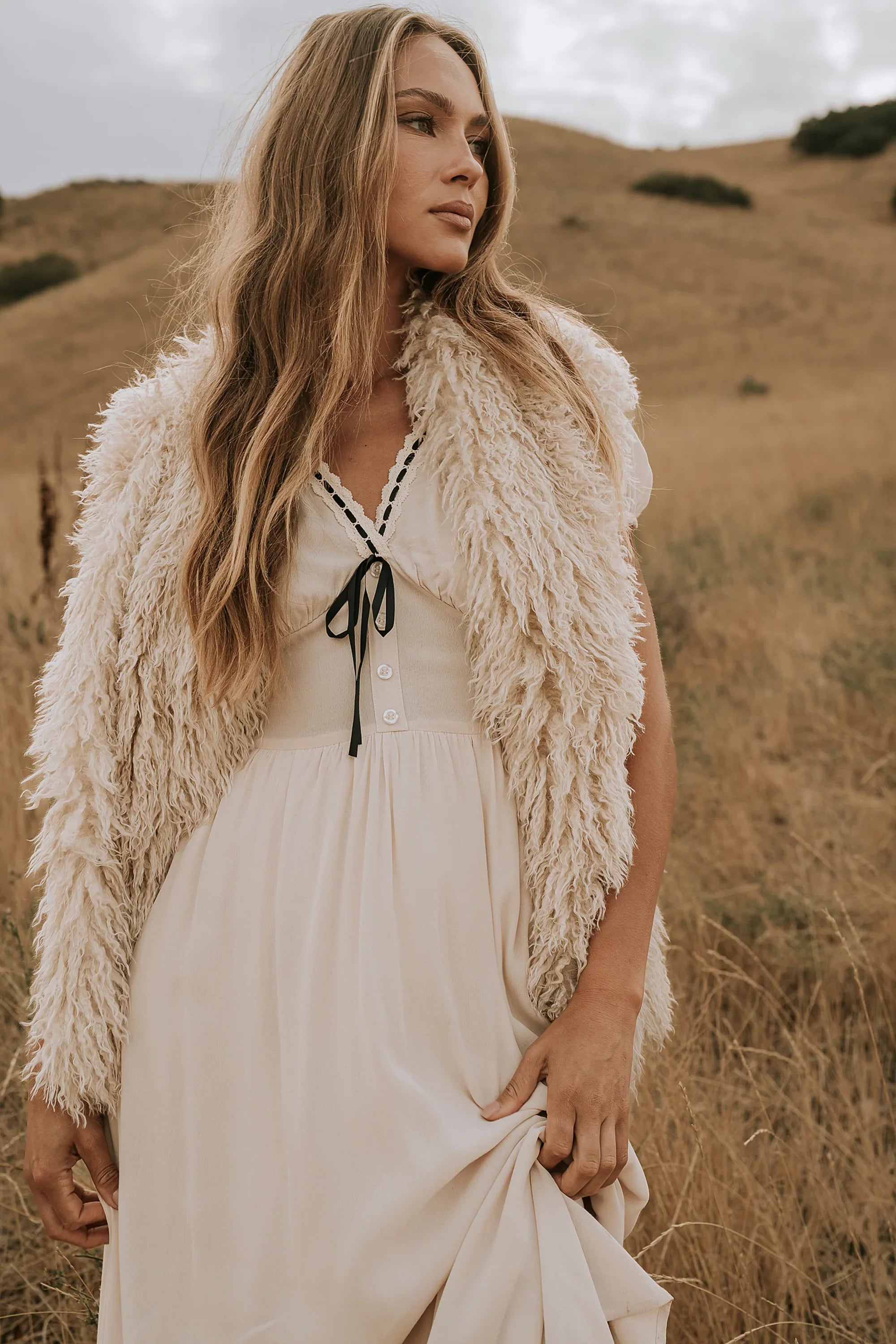 Kaydence Maxi Dress in Cream