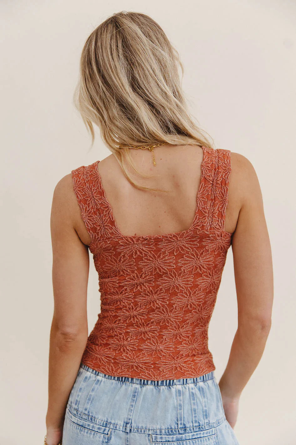 Heartbreaker Cami in Terracotta