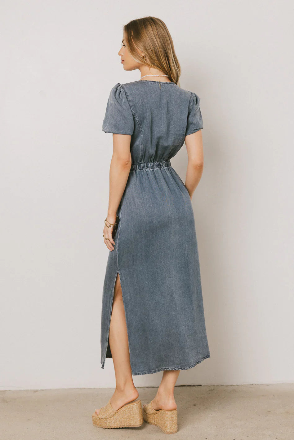 Gael Denim Maxi Dress