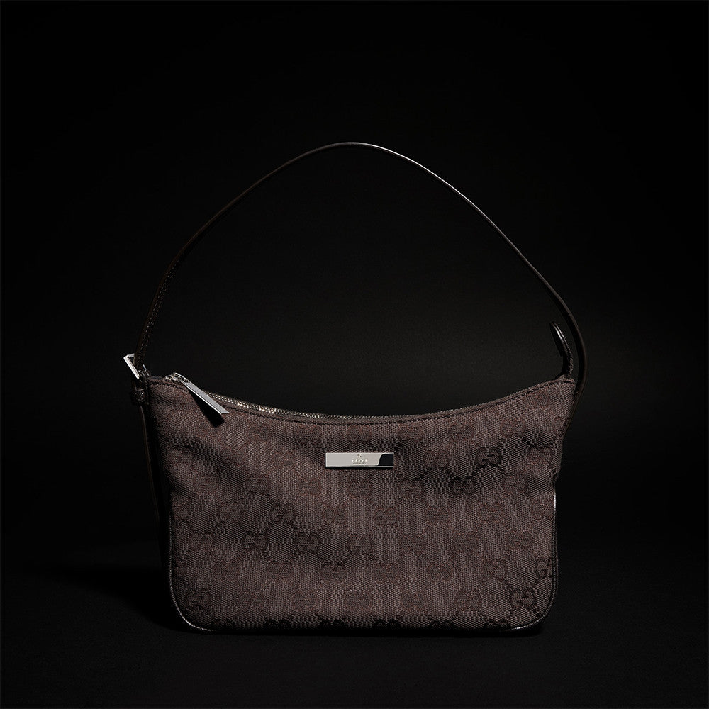 GUCCI Lady Lunetta Small Shoulder Bag GG Denim #384081