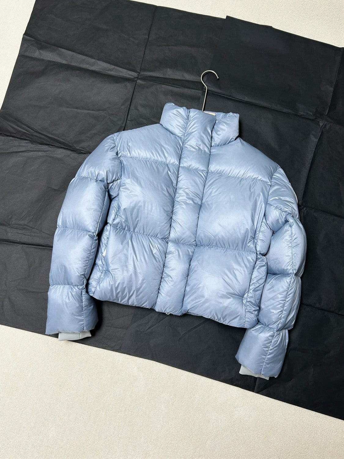 Canada Goose Cypress Cropped Puffer White Label Stand Collar Long Sleeve Glossy Windproof Waterproof Casual Lightweight Short Down Jacket #332228