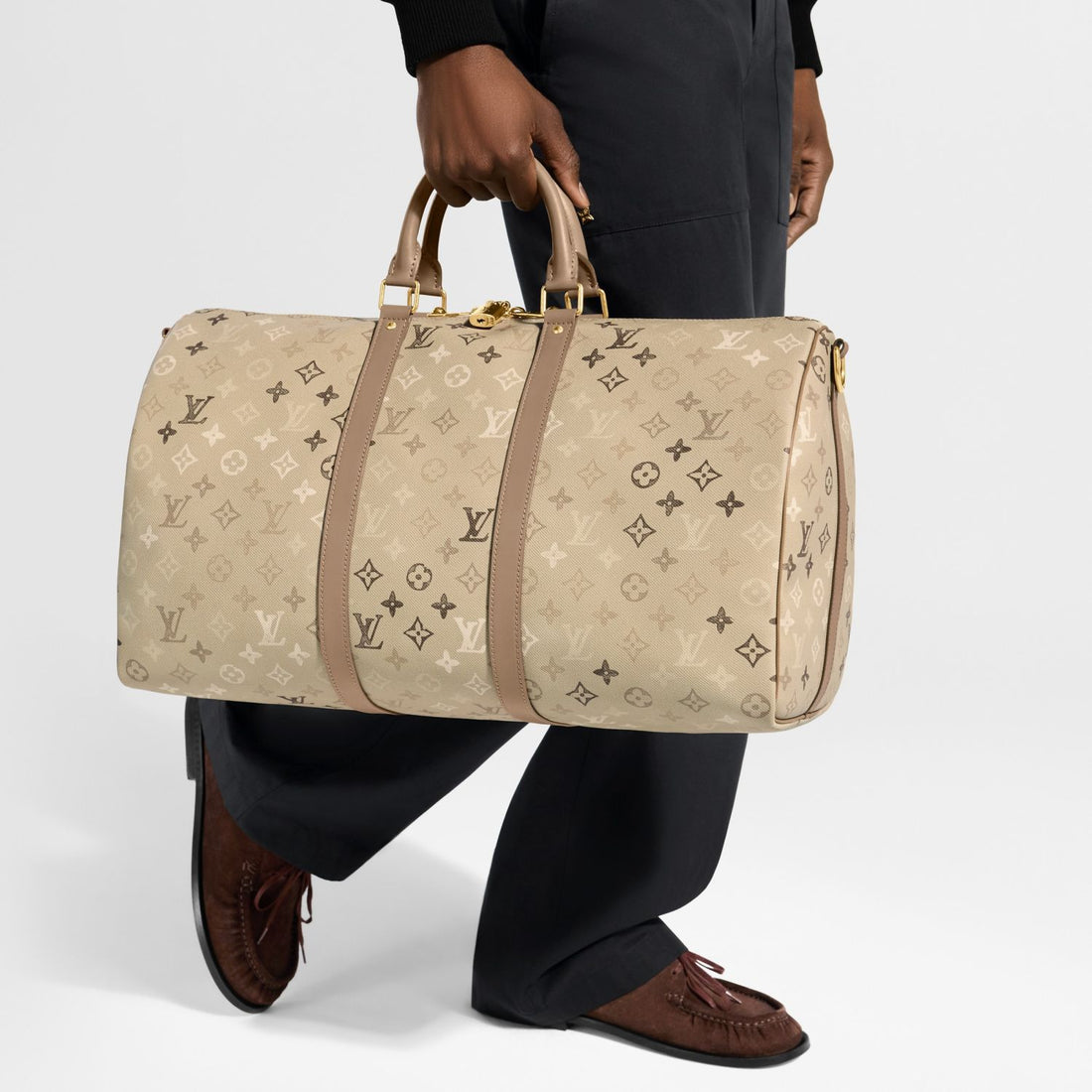 LOUIS VUITTON Keepall Bandoulière 50 Monogram Heritage M29159#382241