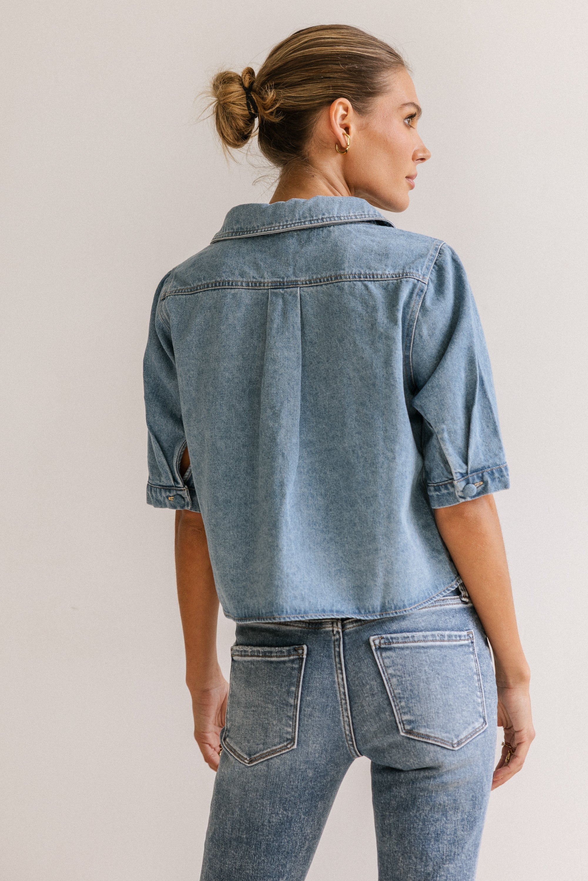 Betty Denim Button Up