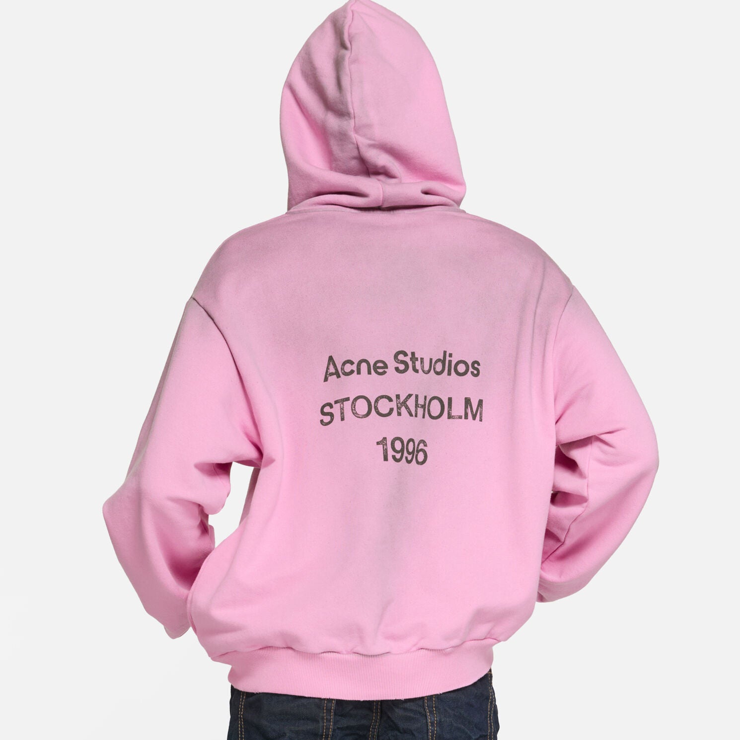 Acne Studios Men's And Women's Spring/fall Fashion Casual Pullover Hoodie With Letter Print Oversized Long Sleeve Sweatshirt #79335