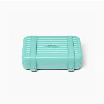 Rimowa x Tiffany & Co. Men's Women's Alphabet Logo Polycarbonate Organizer Tiffany Blue Jewelry Storage Boxes #71936