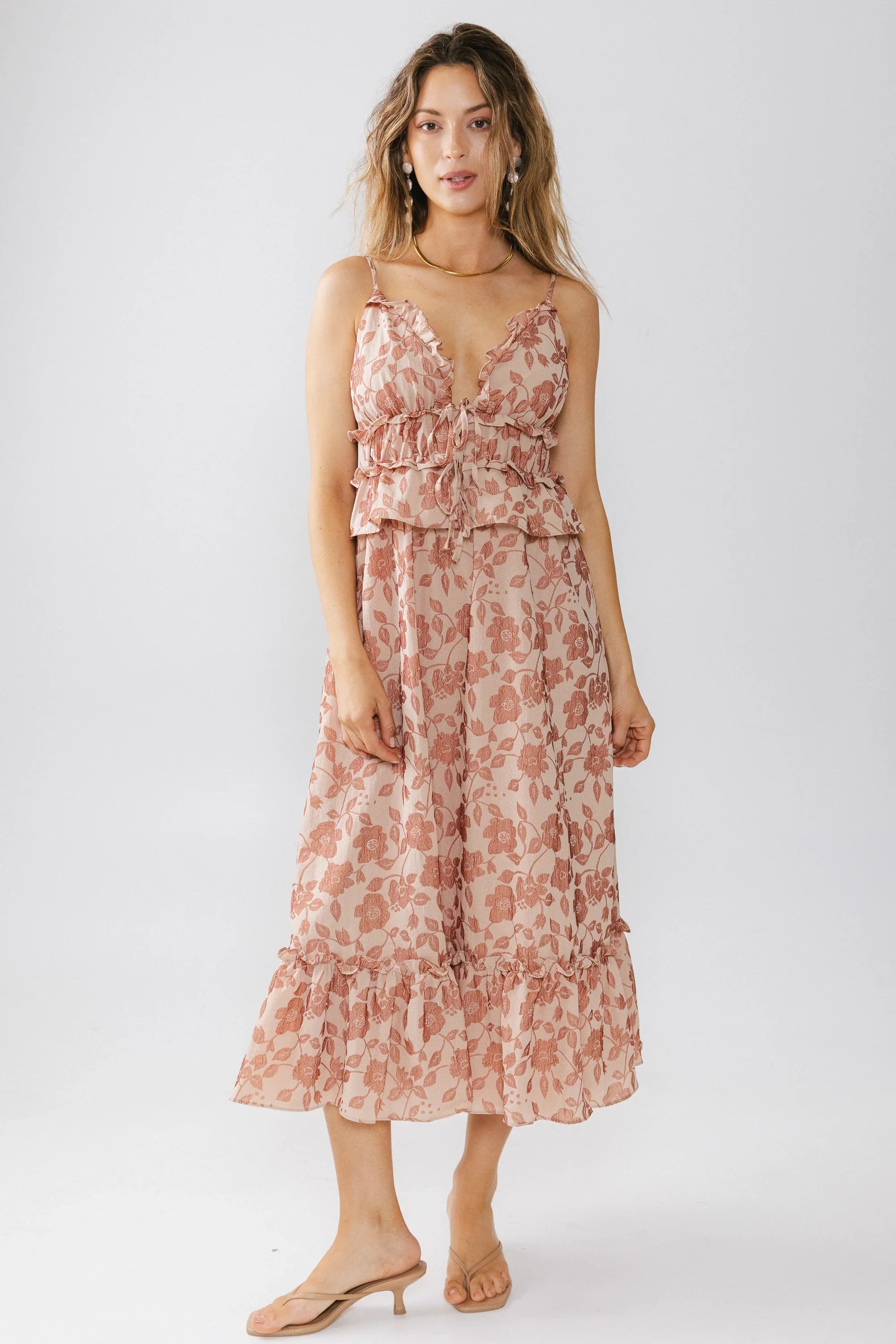 Francis Floral Midi Dress