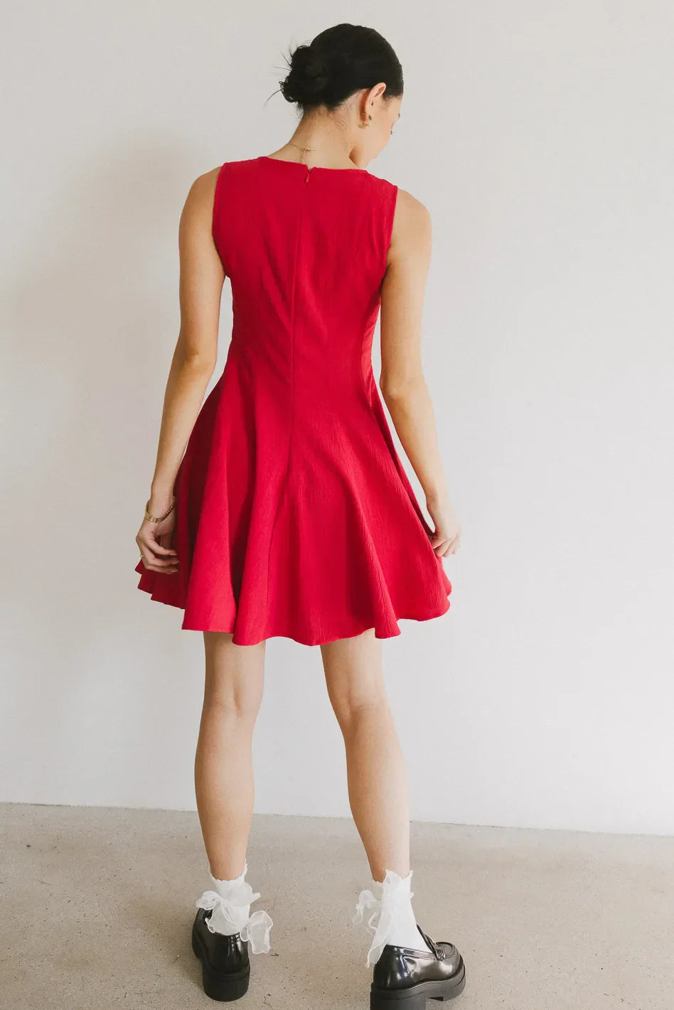 Liora Mini Dress in Red