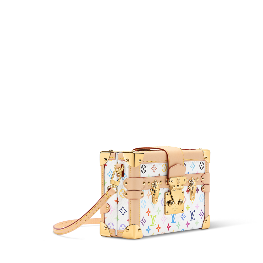 LOUIS VUITTON LV x TM_Petite Malle Monogram Women Handbags #382641