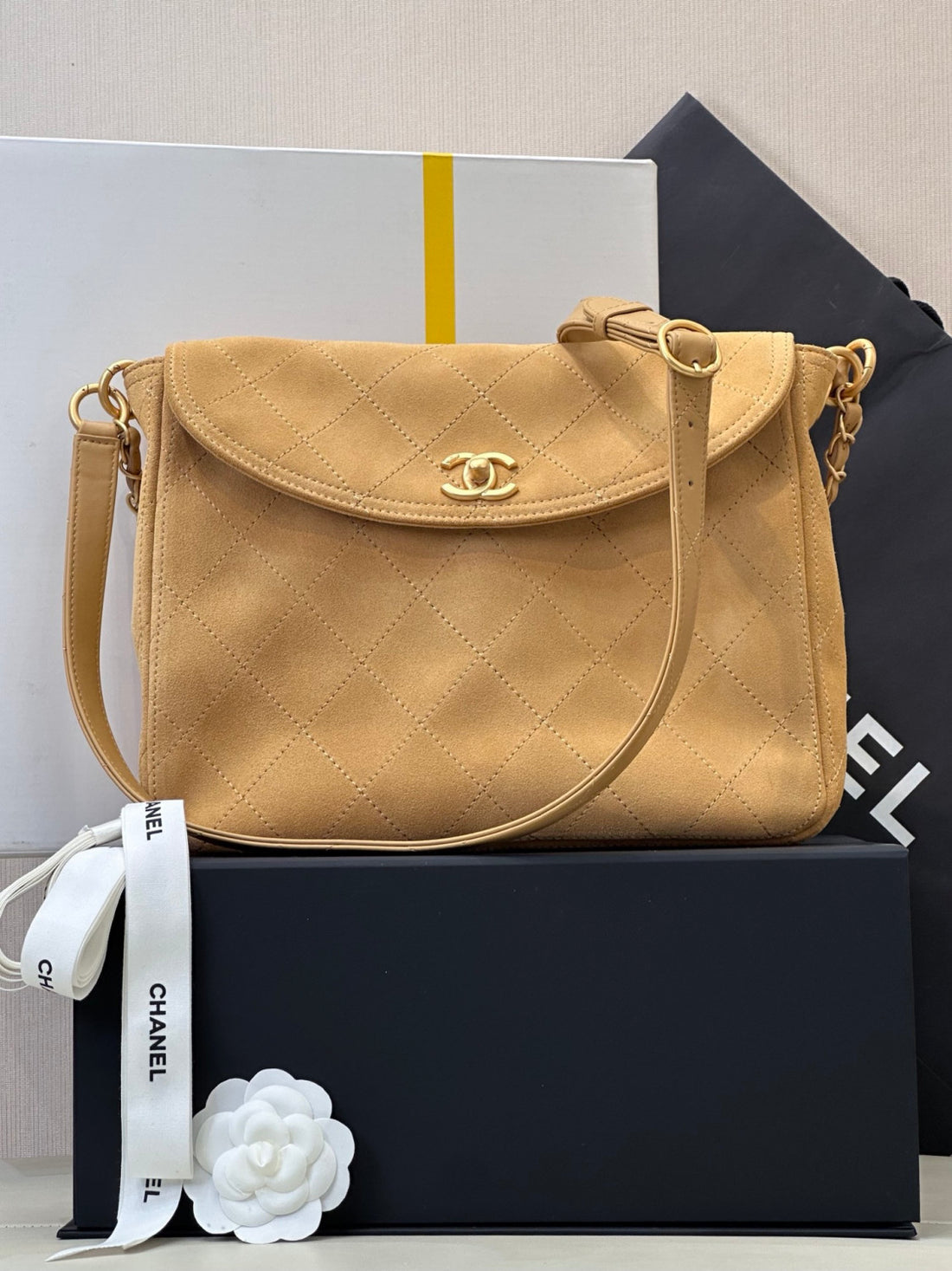 Chanel Suede Bobo Bag #380060