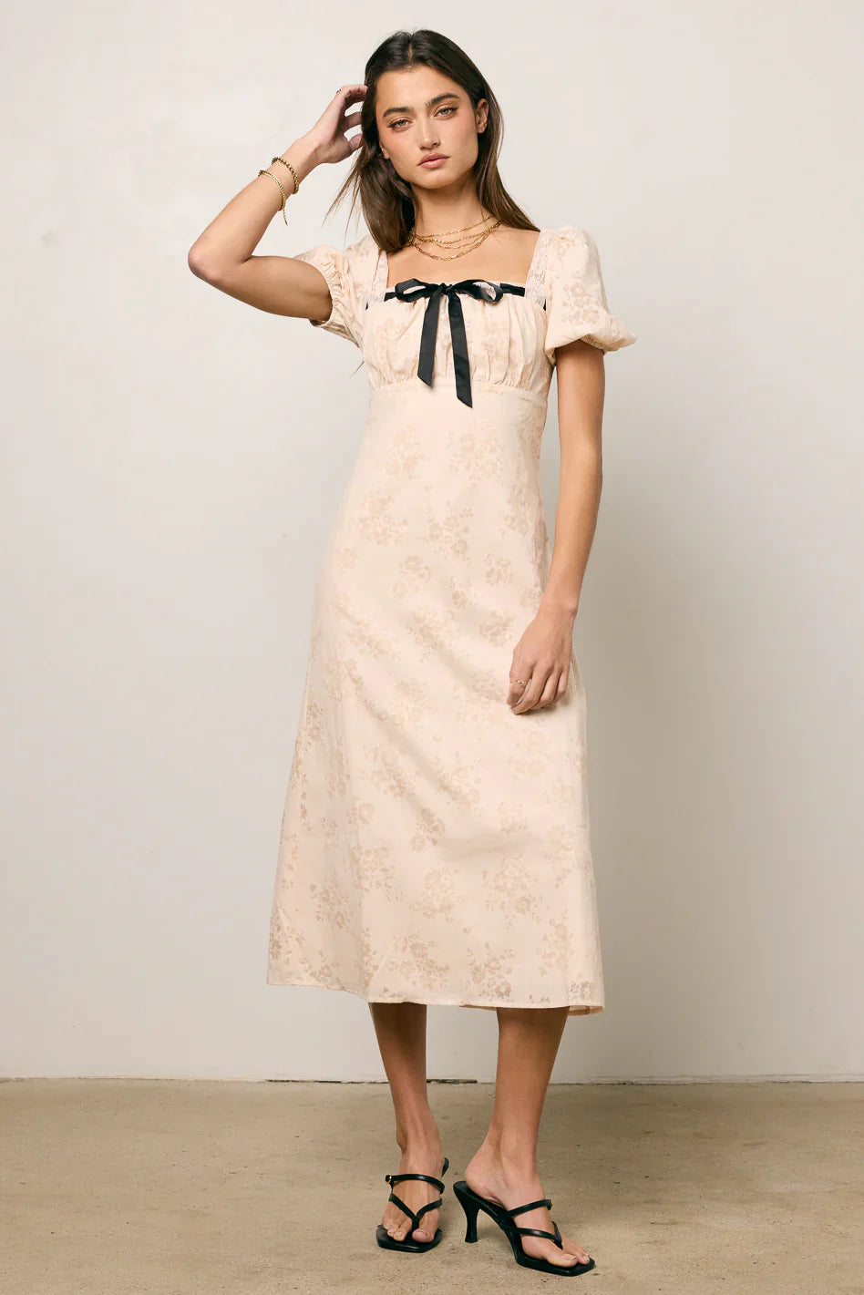 Mariah Floral Midi Dress