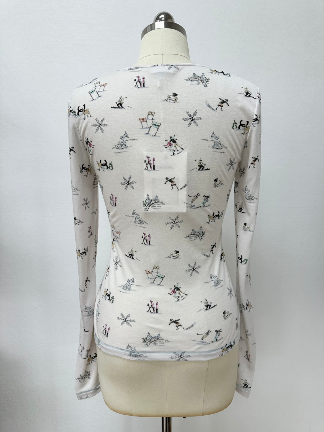 Chanel 25N Ski Crew Neck Bottoming Shirt #333932