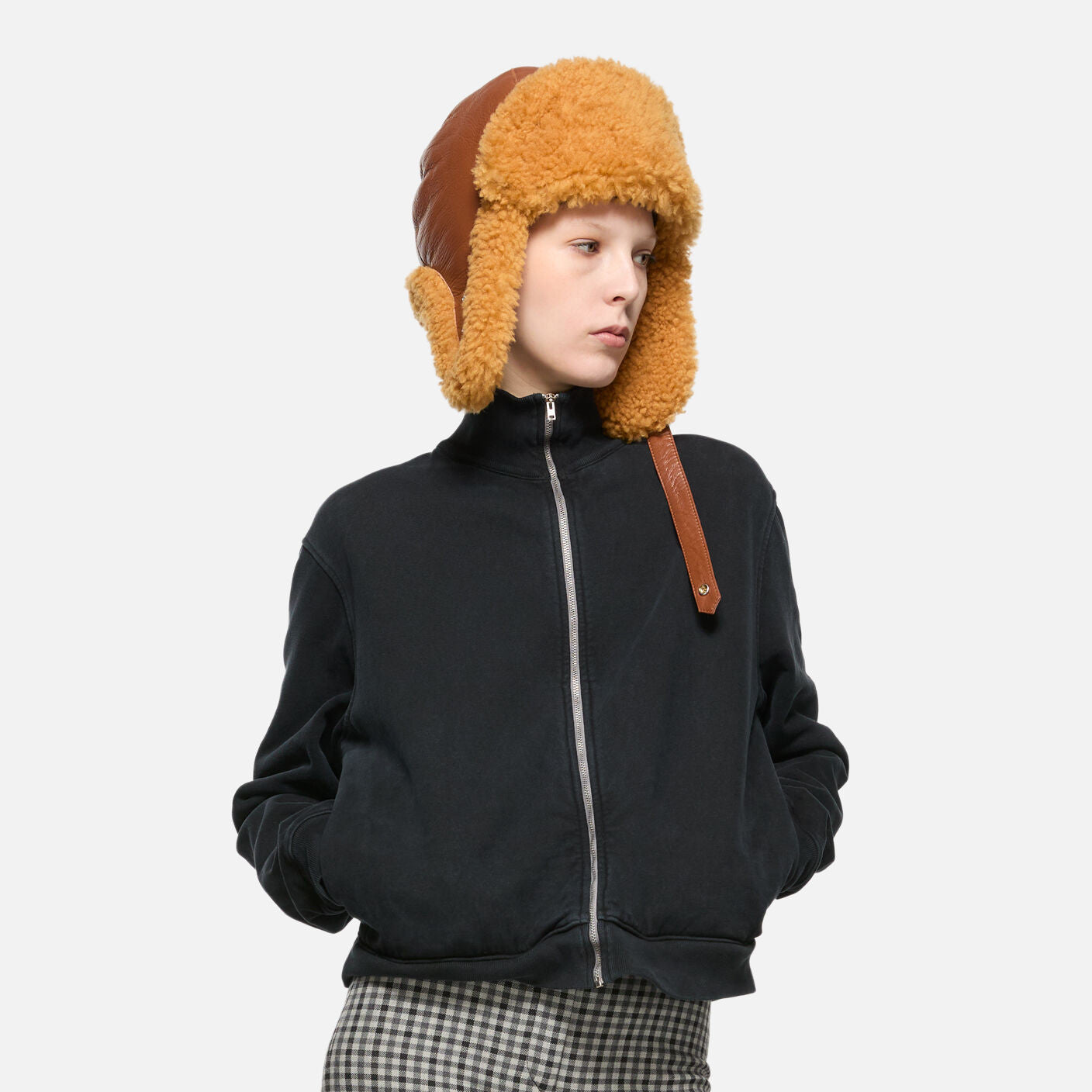 Acne Studios Women's And Men's Spring/fall Fashion Casual Solid Color Minimalist Logo Letter Embroidery Zipper Long Sleeve Sweatshirt Jacket #78317