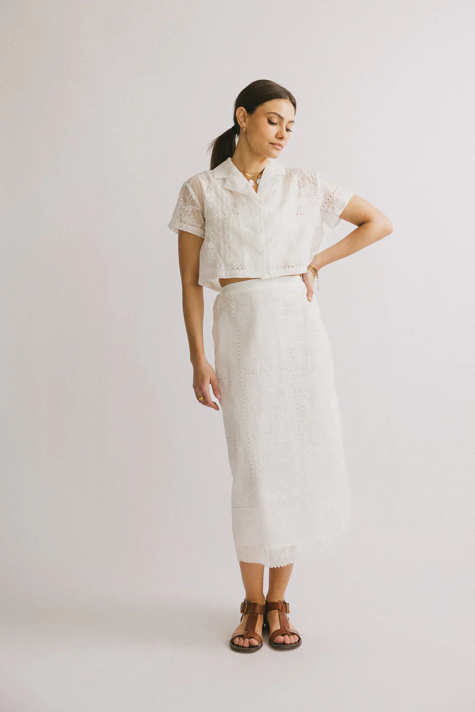 Millie Collared Button Up