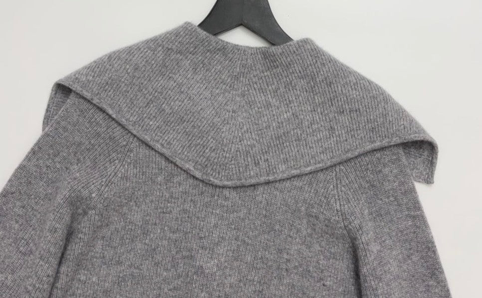 Bottega Veneta Women's Solid-Color Lapel Loose-Fit Long-Sleeved Single-Breasted Cashmere Knit Cardigan Sweater For Spring. Autumn. And Winter Ngvp #2313
