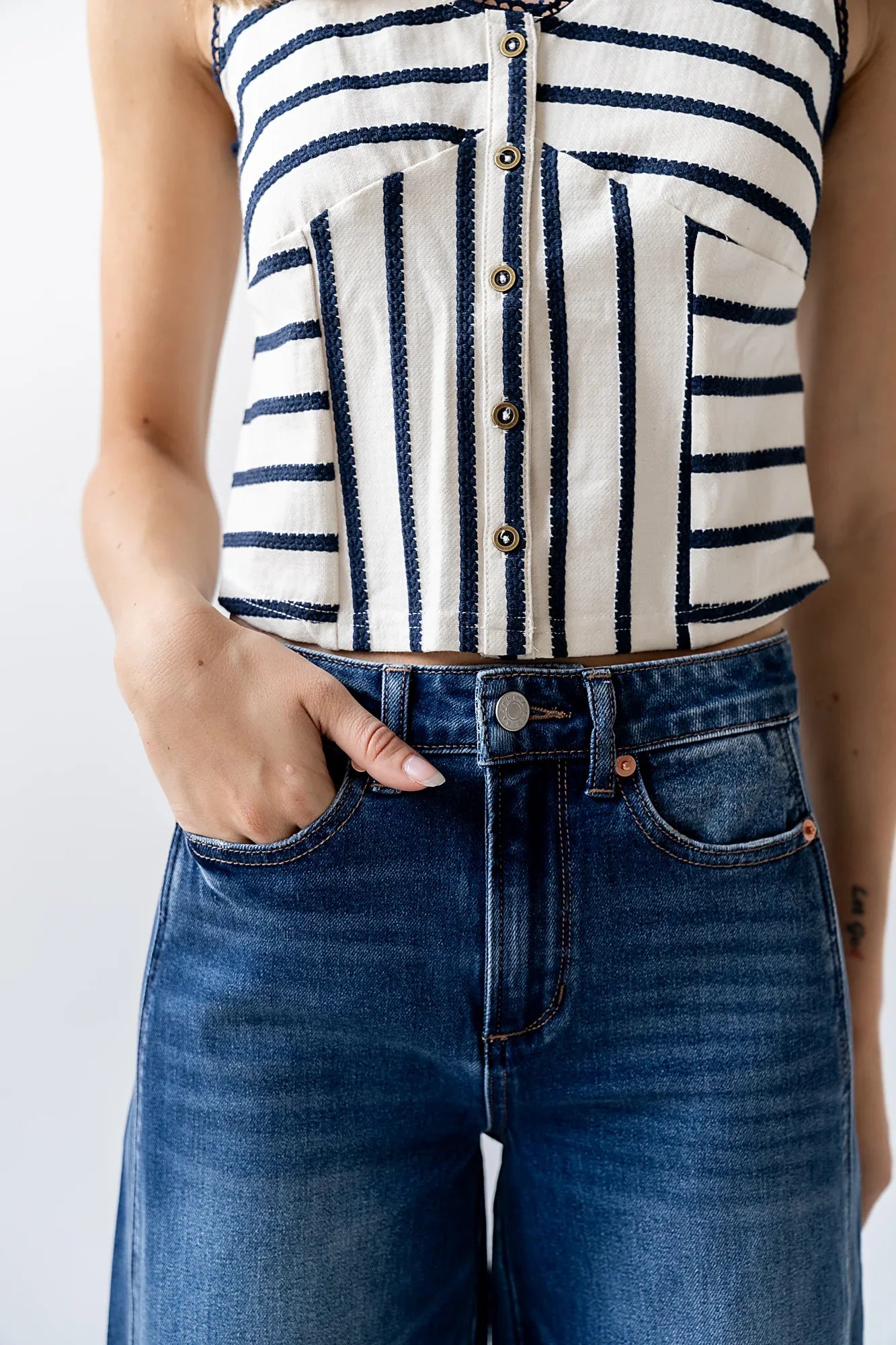 Everlee Striped Tank Top