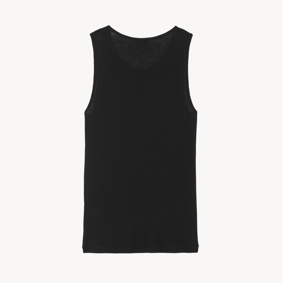 SAINT LAURENT CASSANDR Women's Spring/Summer Fashion Casual Crewneck Pullover Ribbed Cotton Logo Embroidered Tank Top Vest #79359