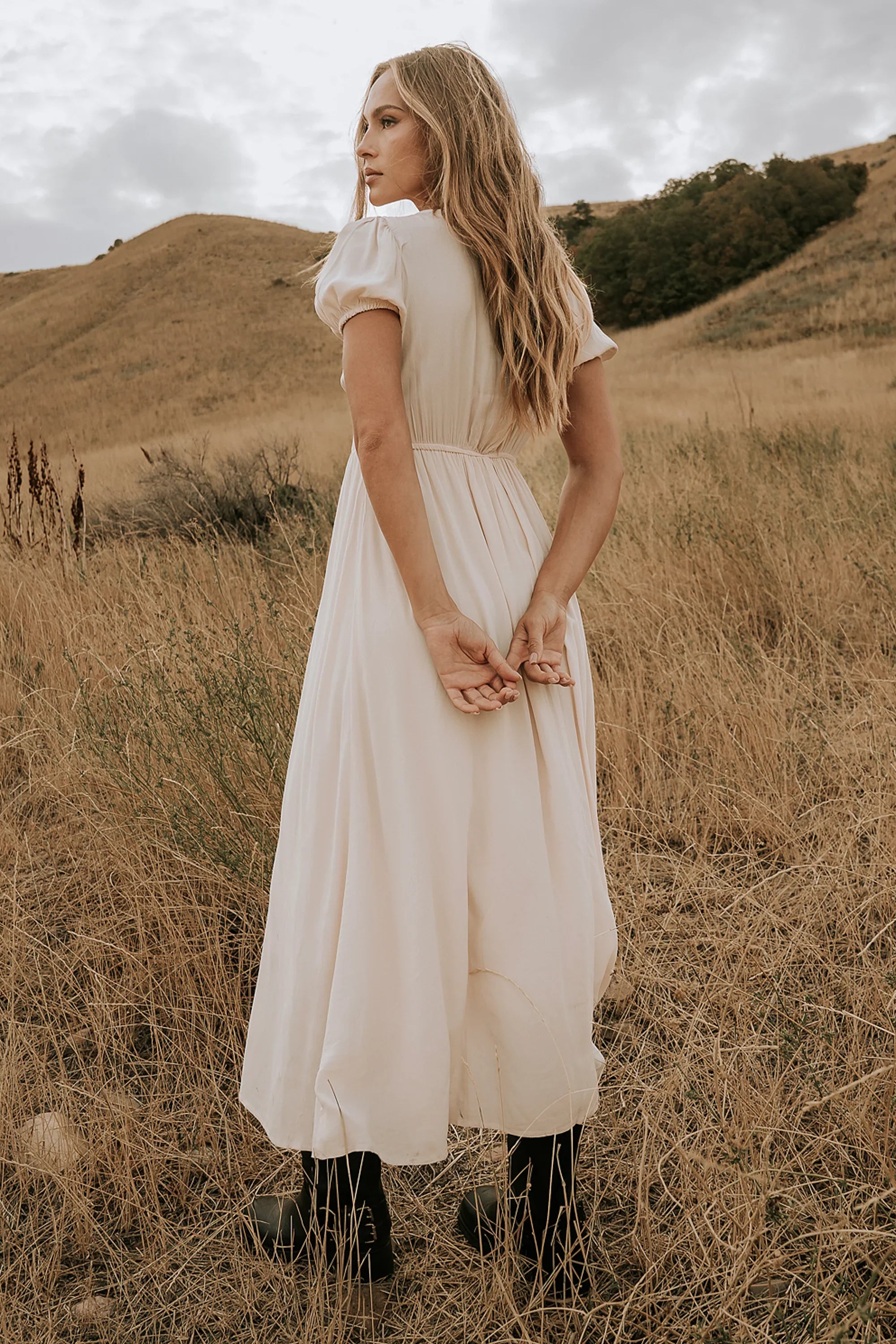 Kaydence Maxi Dress in Cream