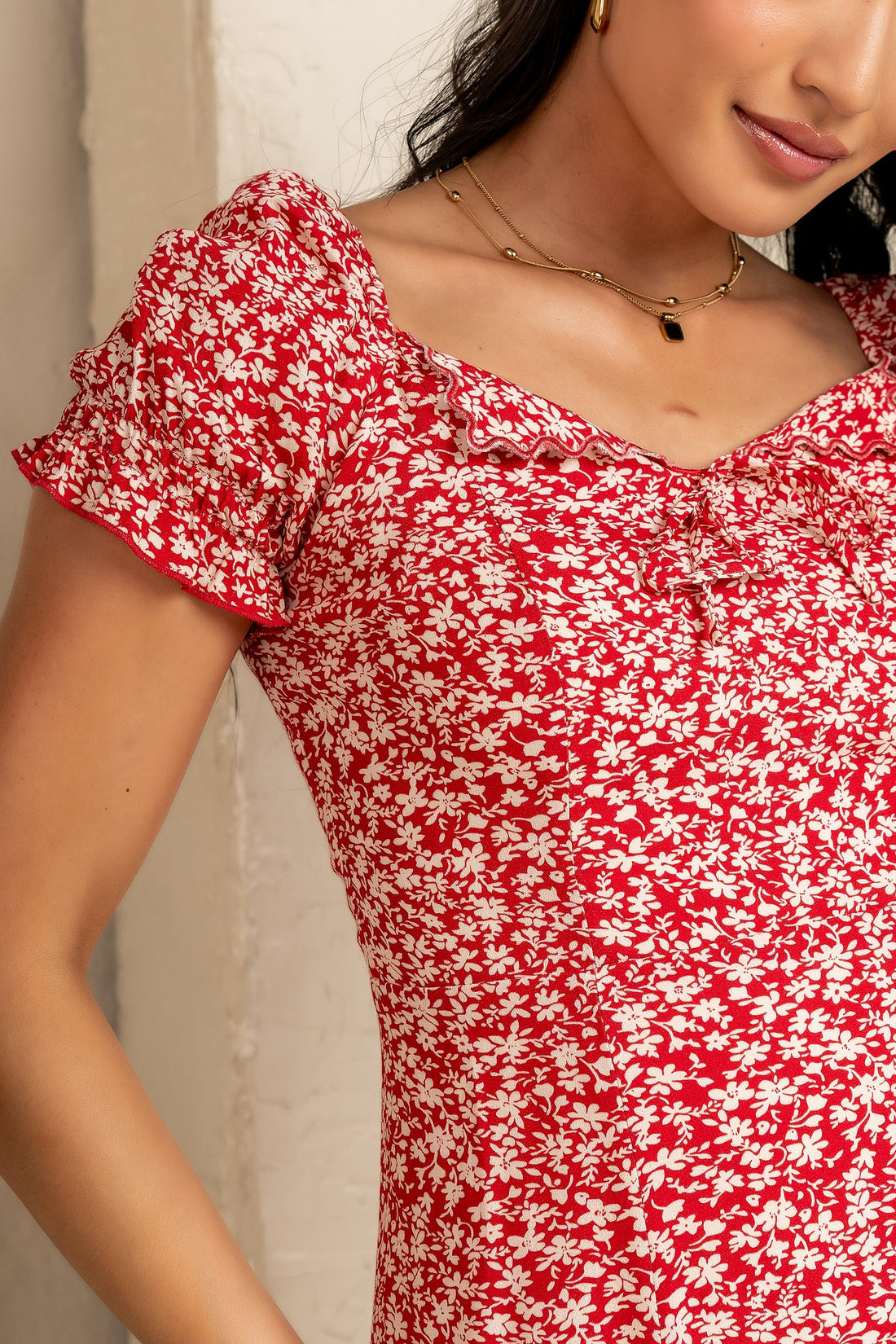Marlow Maxi Dress in Red