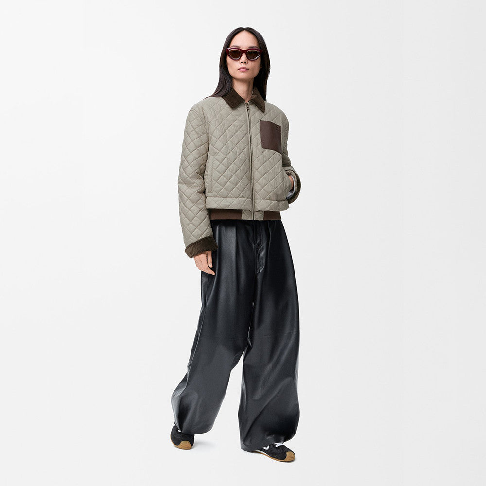 Loewe Short Jacket in Technical Fabric Grey #335510