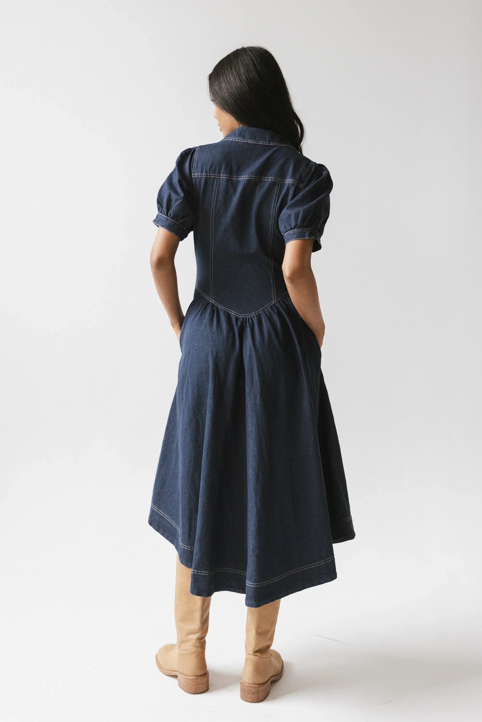 Ivan Denim Midi Dress