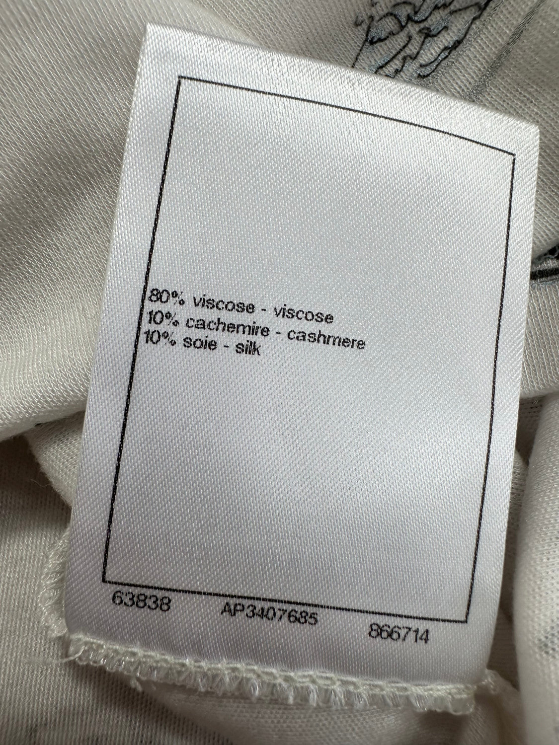 Chanel 25N Ski Crew Neck Bottoming Shirt #333932