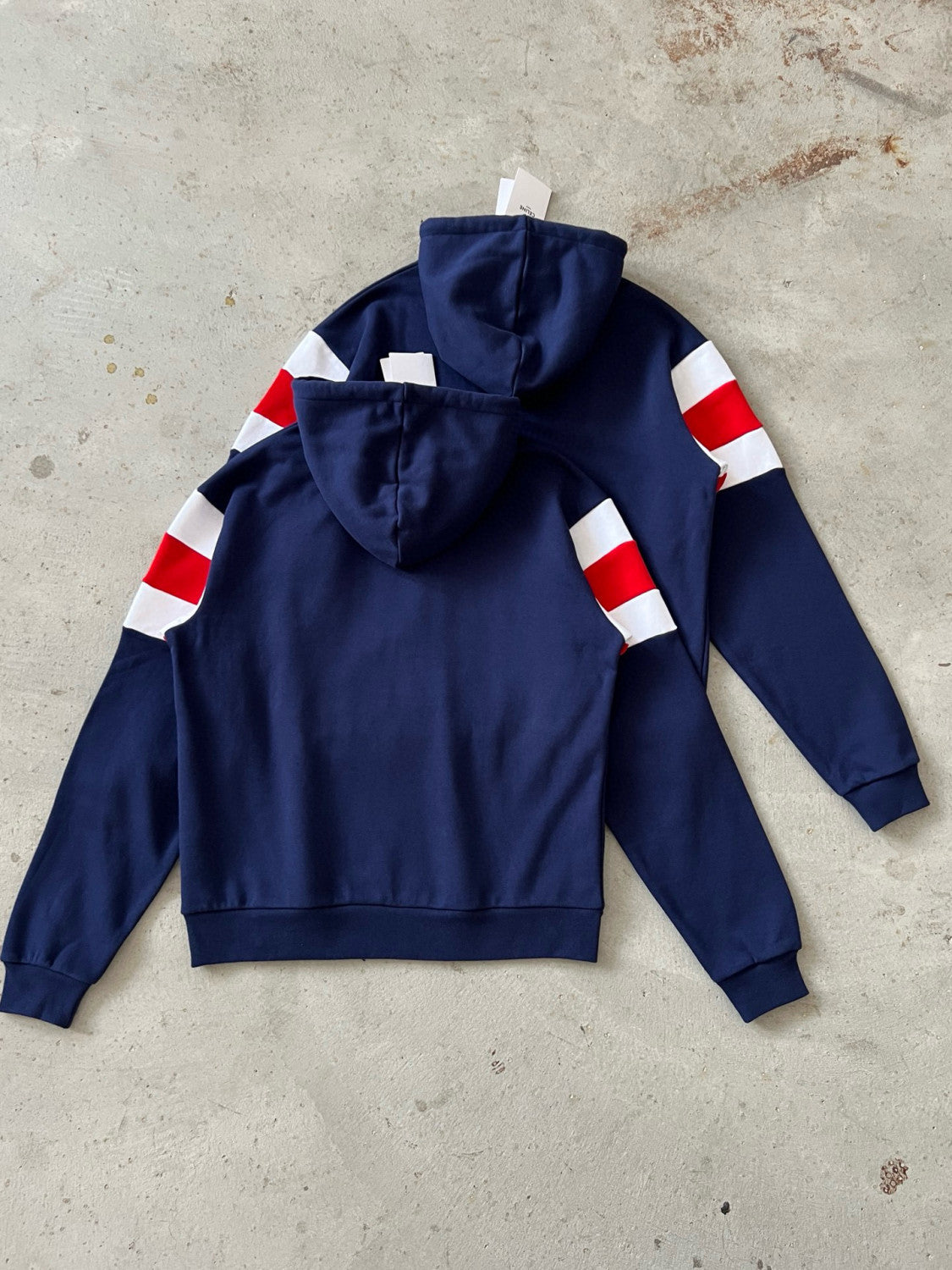 Celine Men's and Women's Unisex Spring/fall Fashion Casual Hooded Color-blocked Long-sleeve Oversized Sweatshirt With Letter Print Between Sleeves Hooded Sweatshirt #78455