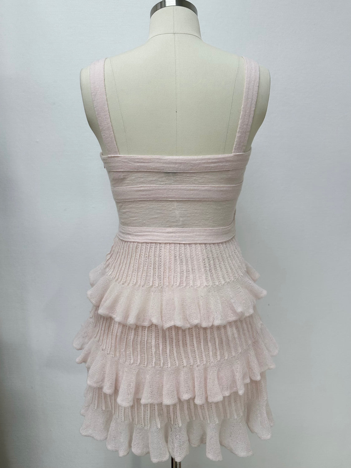 Chanel Dress Mohair and Silk Light Pink #337221