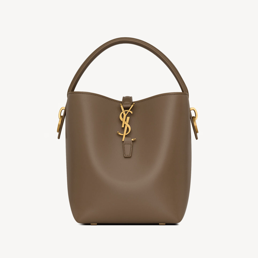 Saint Laurent Women's LE 37 Logo Hook Buckle mini Small Glossy Solid Color Bucket Bag Suede Leather Handbags Casual Bags 7490362R20W9207 #81334