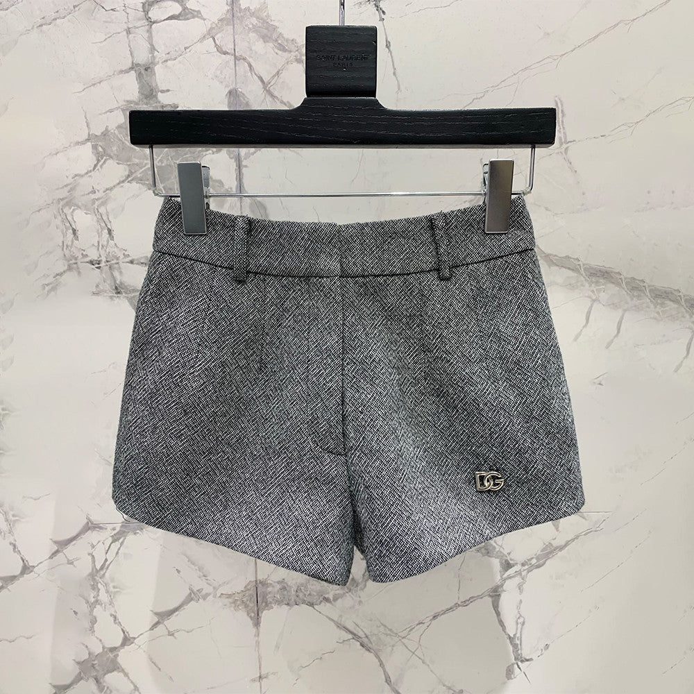 Dolce&Gabbana New Double-Breasted Long Coat Suit Shorts Suspenders #333268