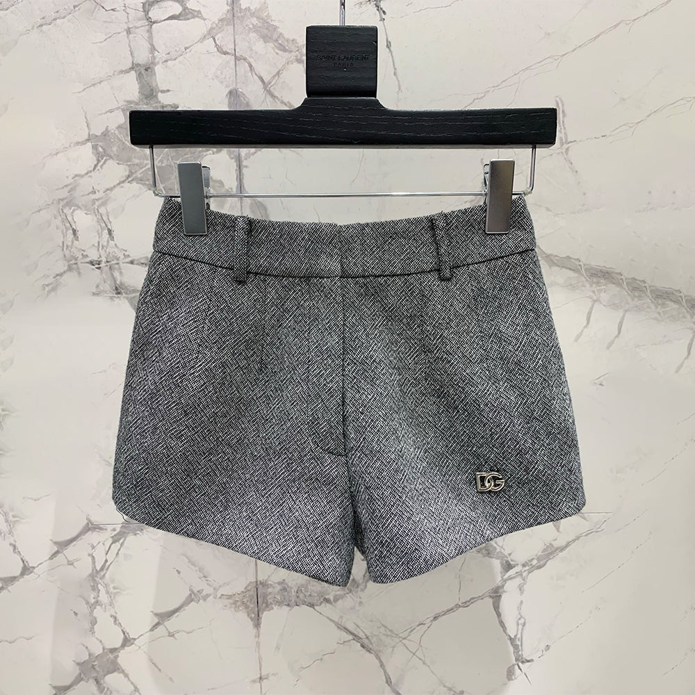 Dolce&Gabbana New Double-Breasted Long Coat Suit Shorts Suspenders #333268