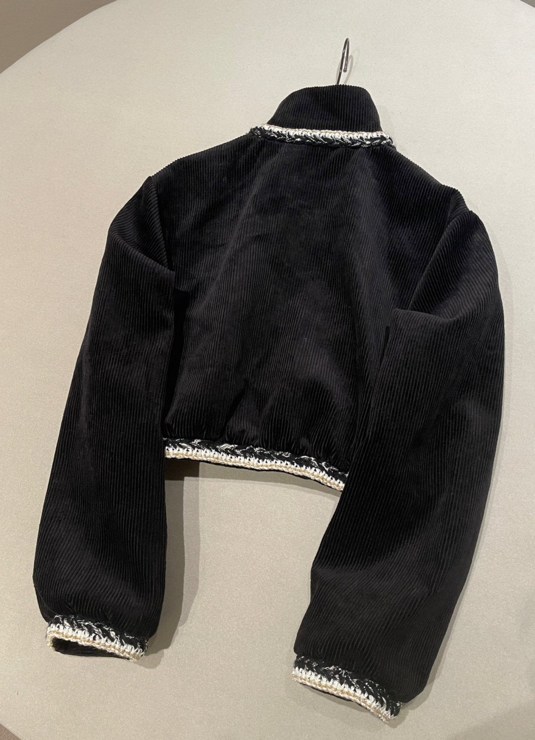 Chanel Women's 25K Single Breasted Long Sleeve Crew Neck Jacket #333467