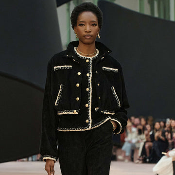 Chanel Women's 25K Single Breasted Long Sleeve Crew Neck Jacket #333467