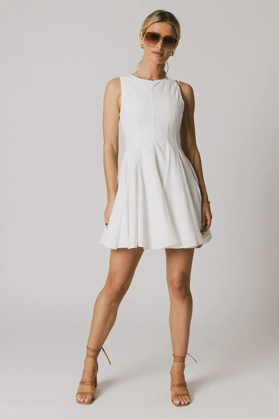 Liora Mini Dress in White