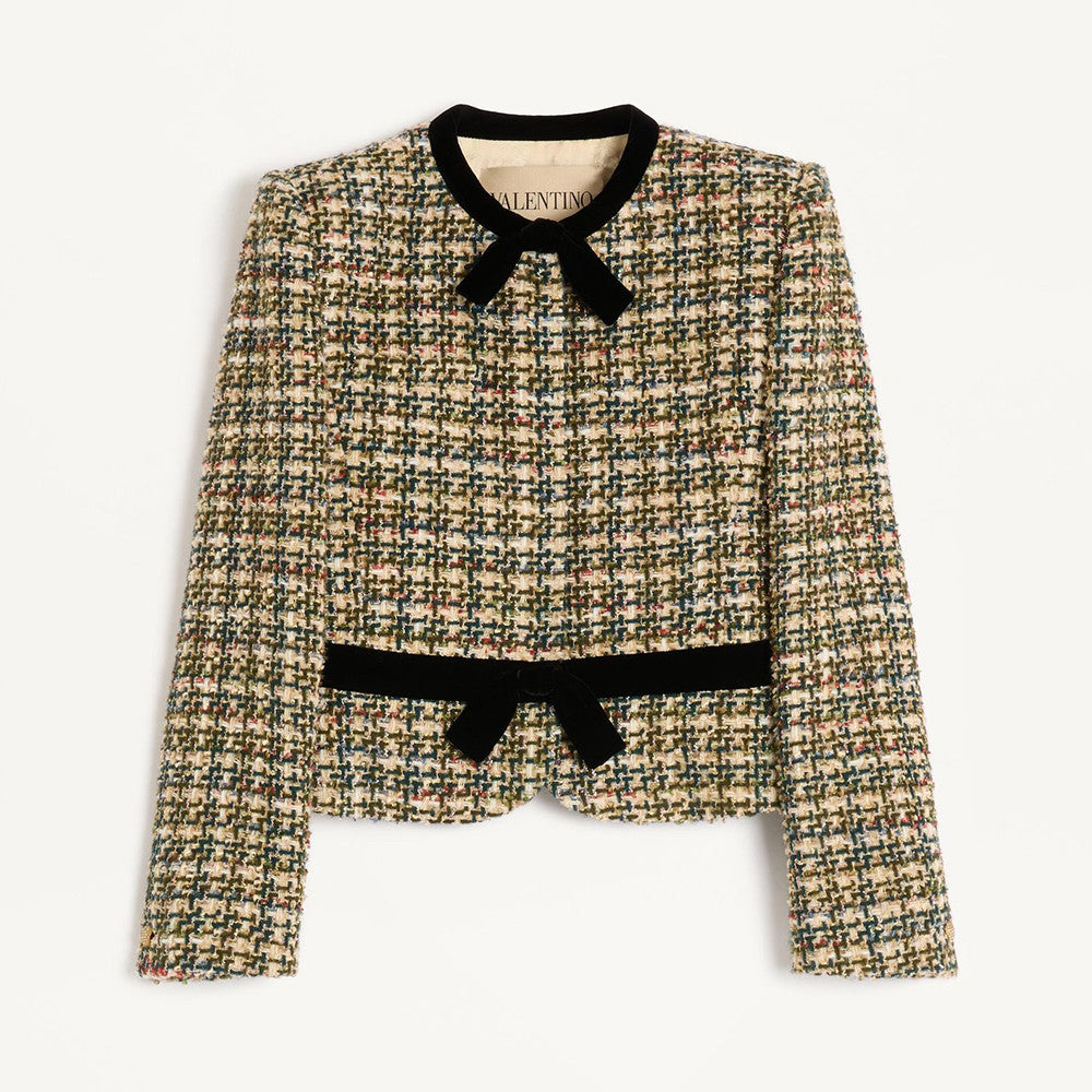 Valentino Tweed Jacket for Woman in Multicolor #335463
