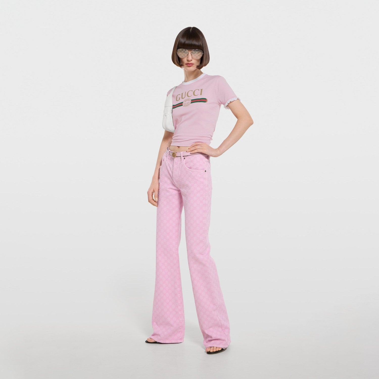 Gucci Cotton Jersey T-shirt With Print #377873