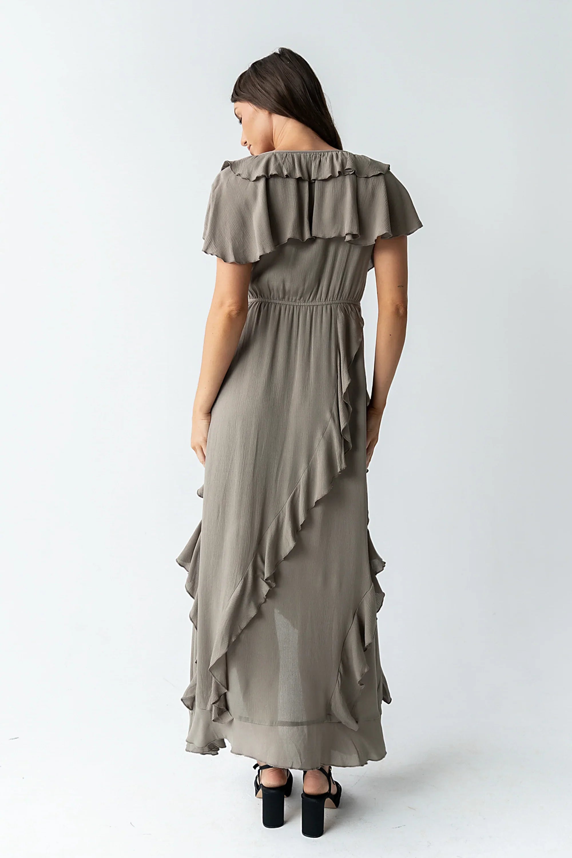 Kora Ruffle Maxi Dress