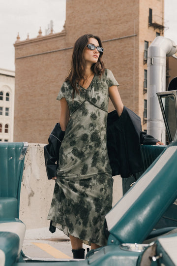 Neo Mesh Maxi Dress