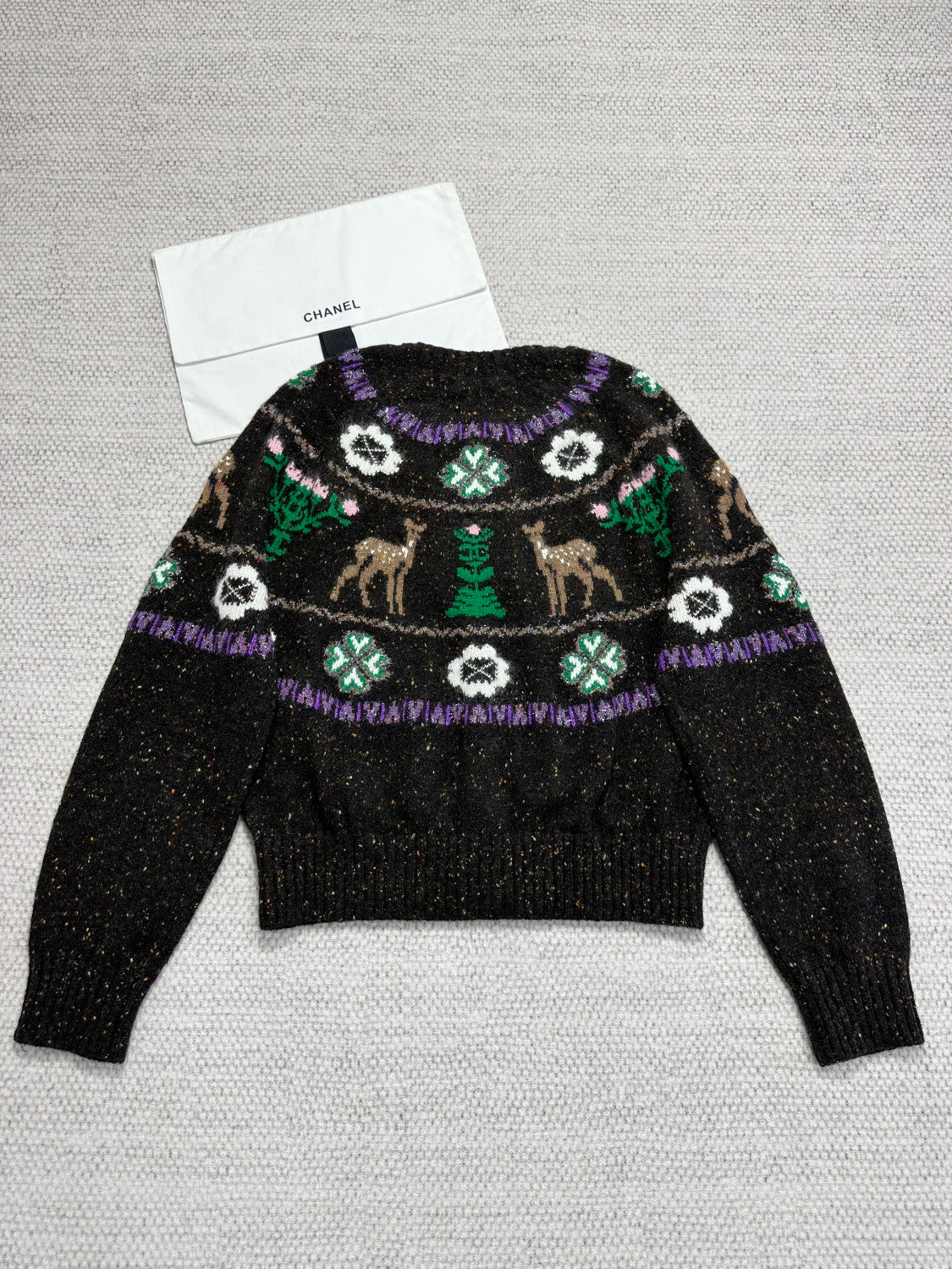 Chanel Cashmere Cardigan Brown #334446