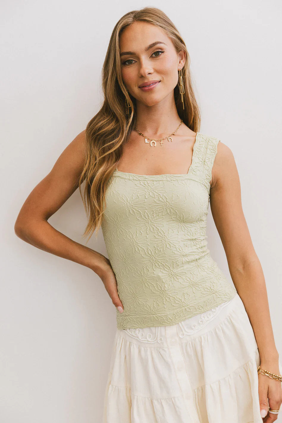 Heartbreaker Cami in Sage