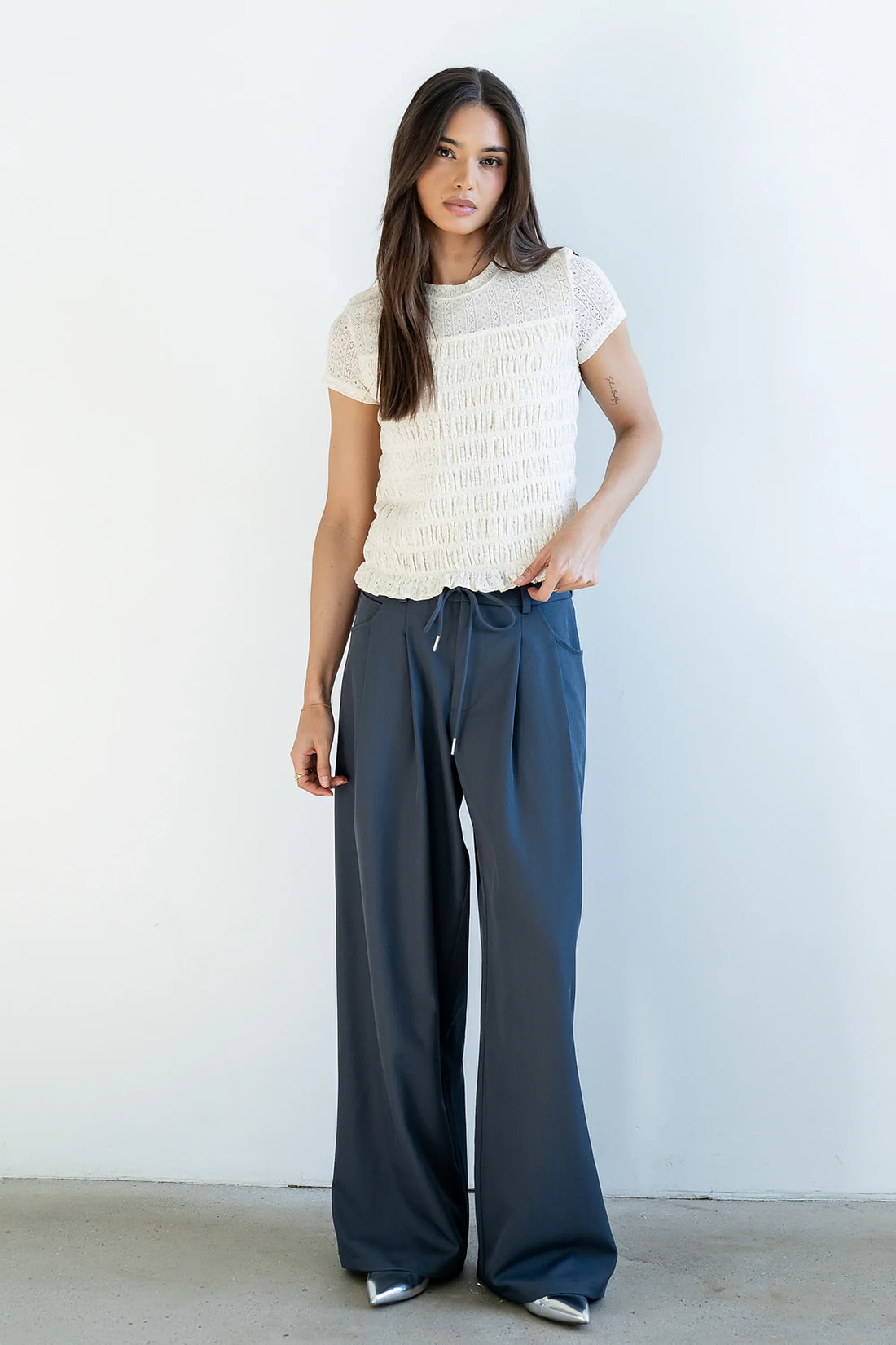 Marko Lace Top in Cream