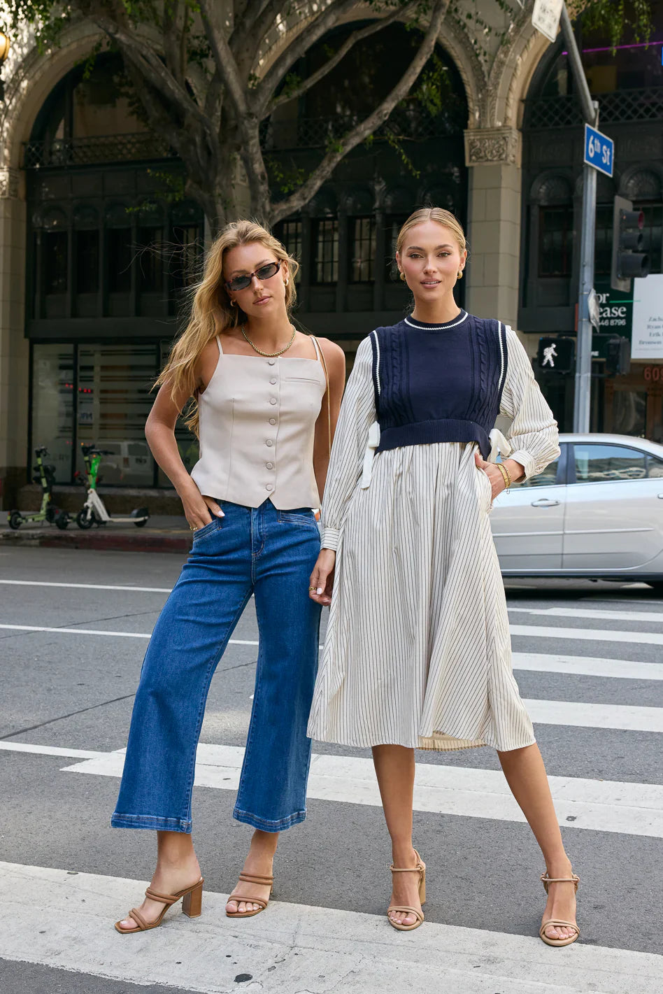 Helaina Button Front Top