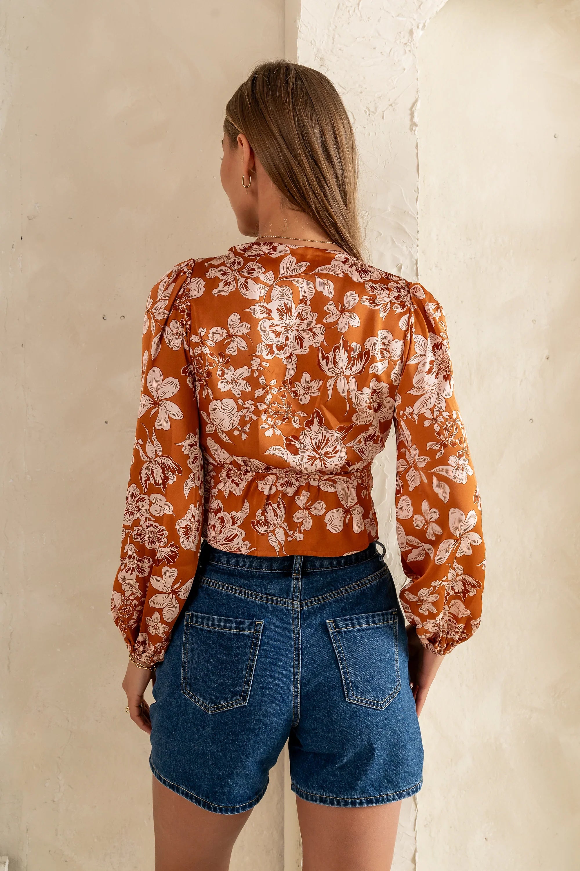Lily Button Front Blouse