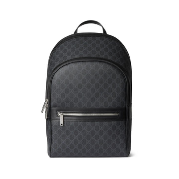 Gucci Men's Solid Color Adjustable Shoulder Strap Zipper Closure Canvas Quilted Leather Shoulder Bag Backpacks Bags #75654