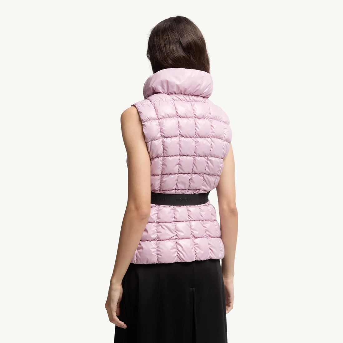 Prada Emilion Women's Winter Fashion Casual Stand Collar Zipper Sleeveless Square Quilted Down Vest #78822
