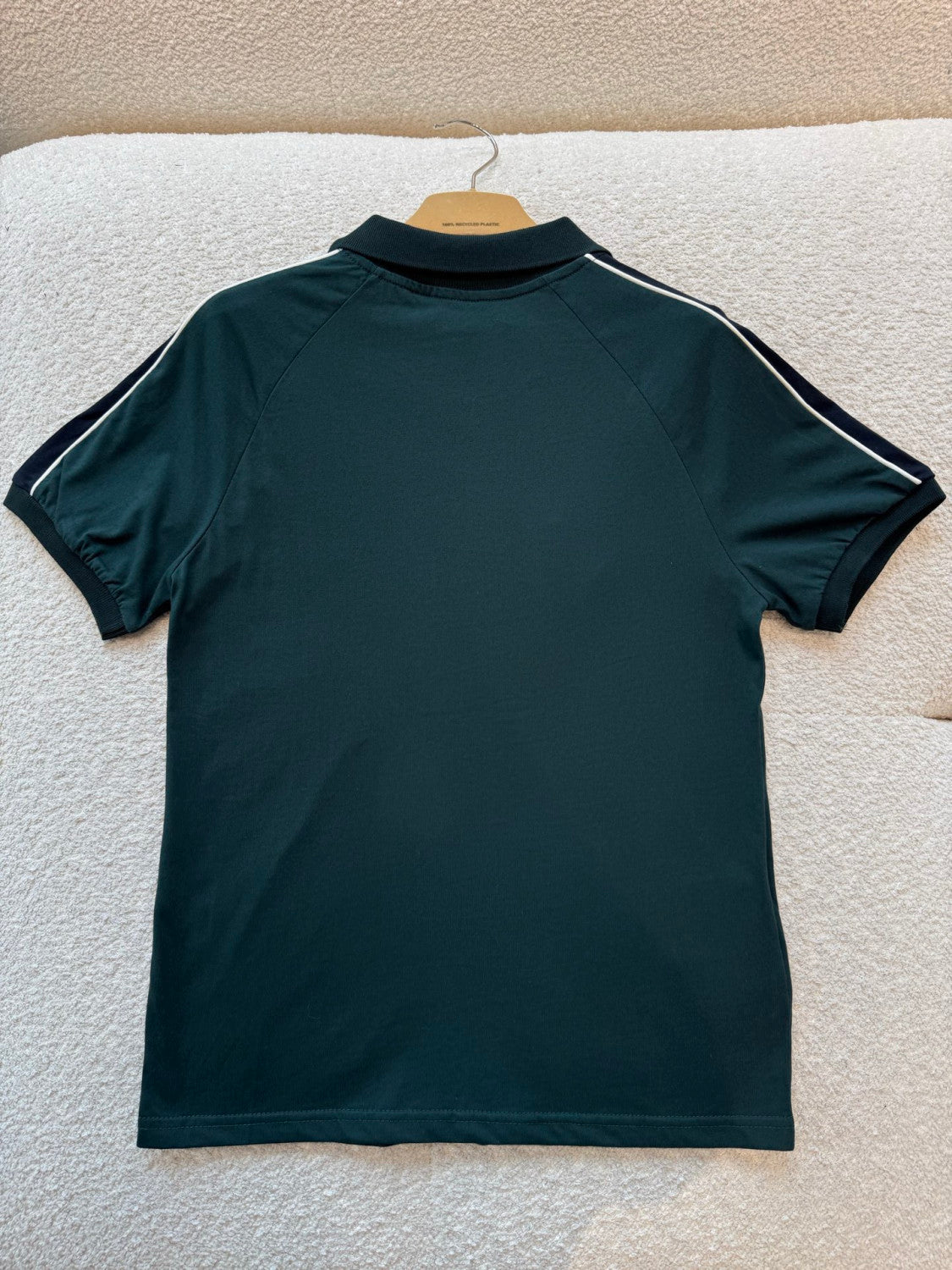 MiuMiu Bottle Green blue Cotton Jersey Polo Shirt #377064