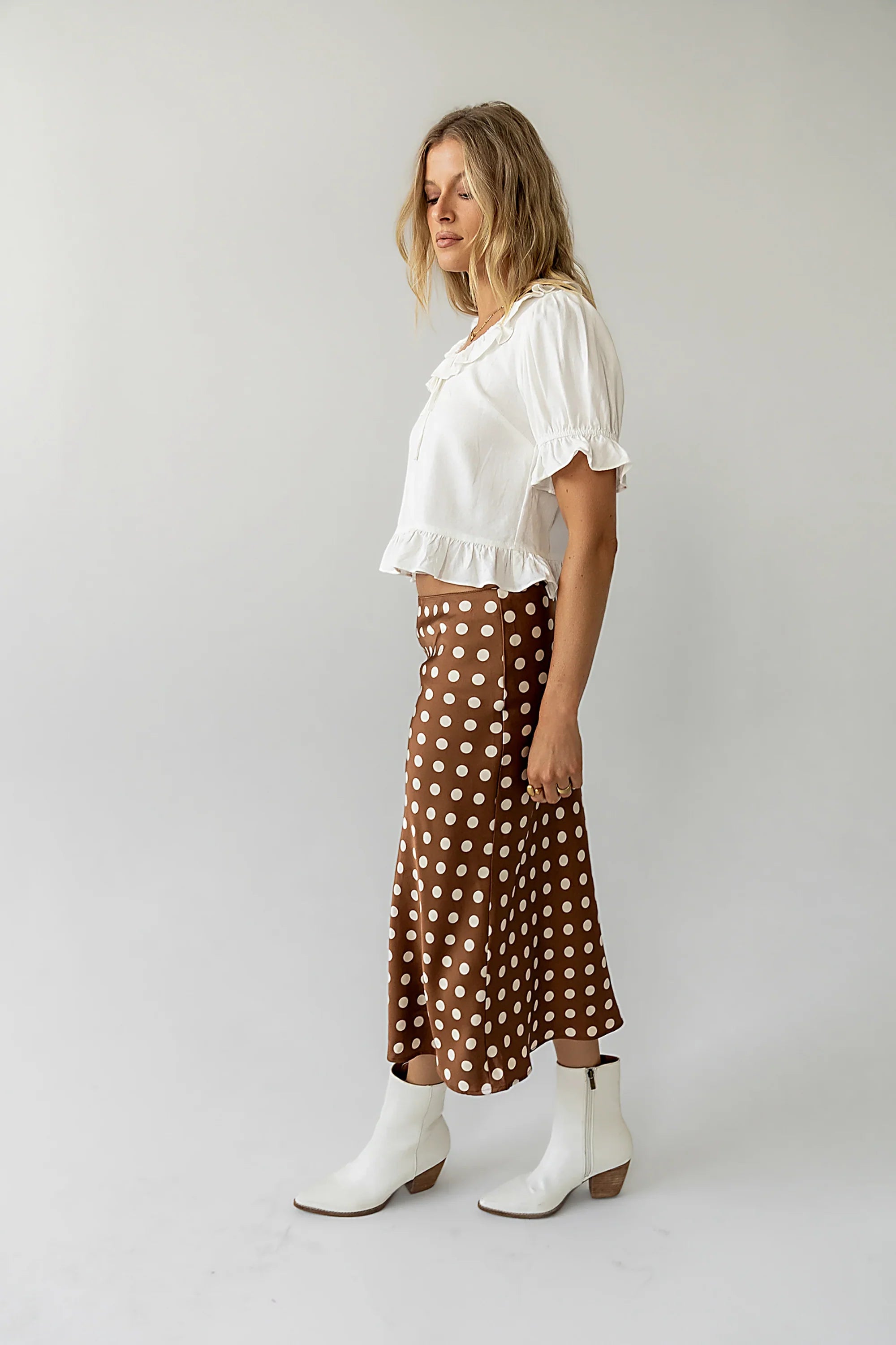 Lottie Blouse in Ivory