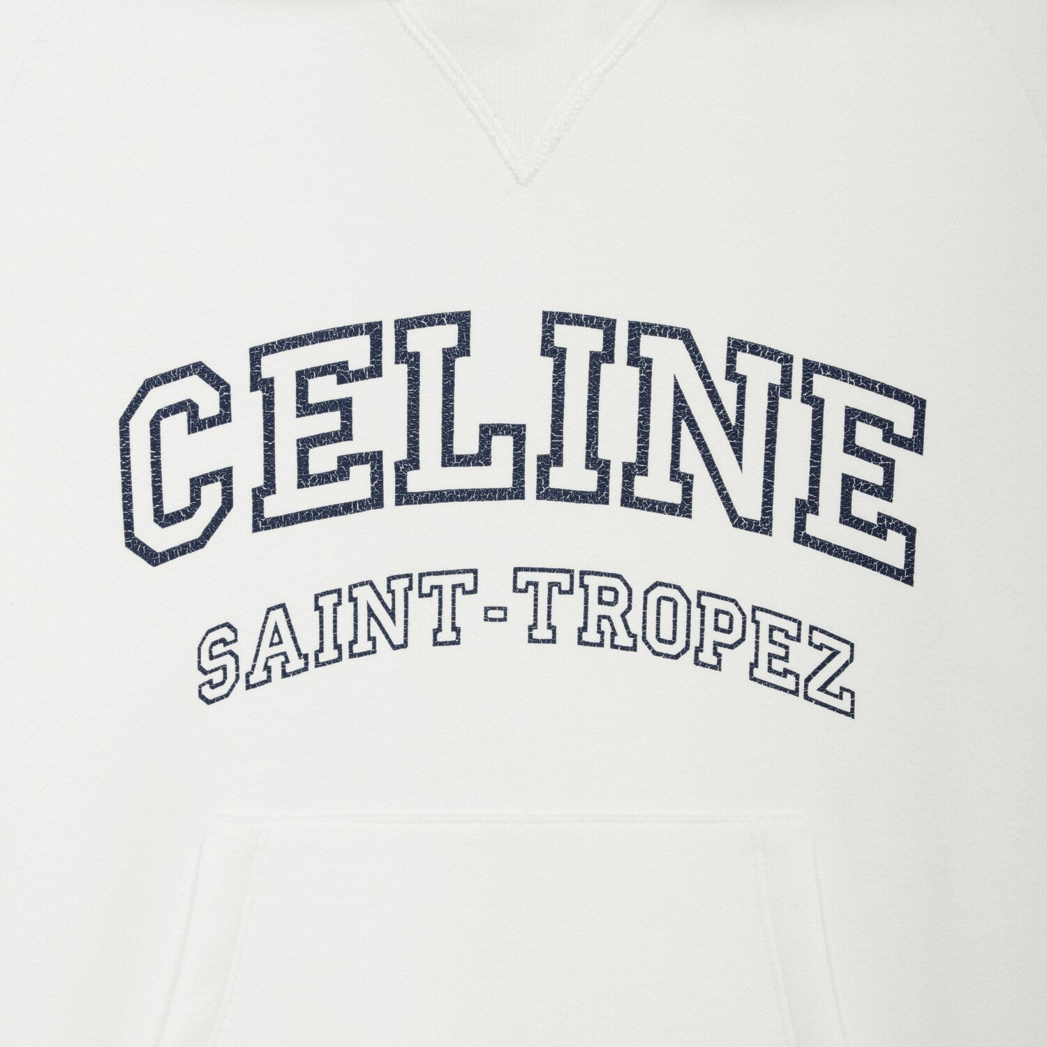 Celine Men's And Women's Spring/fall Fashion Casual Solid Color Hooded Pullover Logo Print Oversized Long Sleeve Sweatshirt #79532