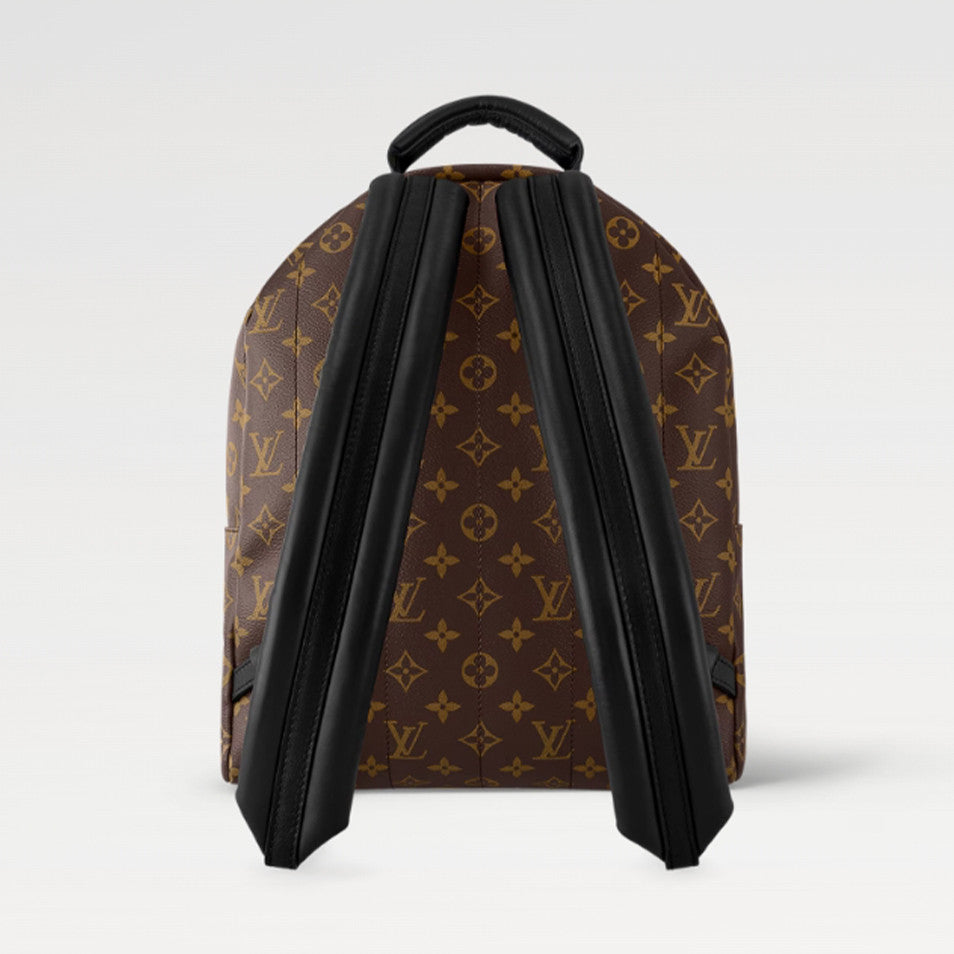 Louis Vuitton Women's Palm Springs Medium Shoulder Bag Logo Printed Zipper Closure Cowhide Backpack Solid Color Casual Bags #71874
